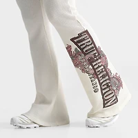 Women's True Religion Waffle Knit Flared Pants
