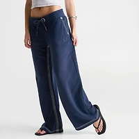 Women's True Religion Super T Washed Stitch Low Rise Straight Leg Pants