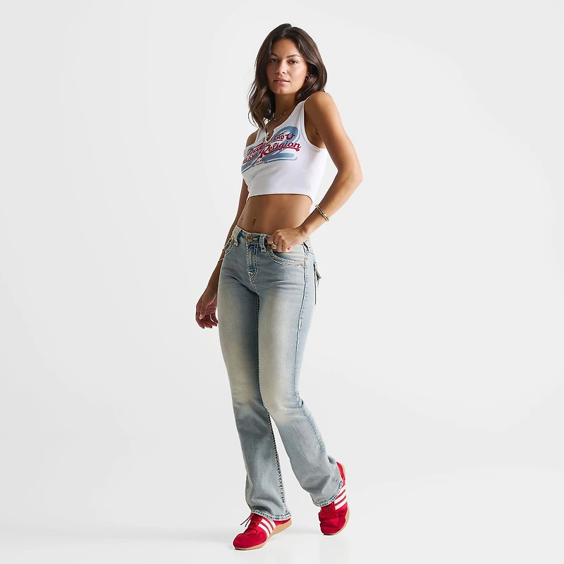 Women's True Religion Rib Notch Tank Top