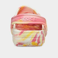 Big Kids' Crocs Glow-In-The-Dark Marbled Classic Clog Shoes