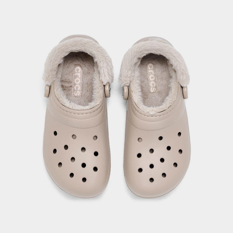 Women's Crocs Classic Fleece-Lined Clog Shoes
