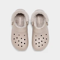 Women's Crocs Classic Fleece-Lined Clog Shoes