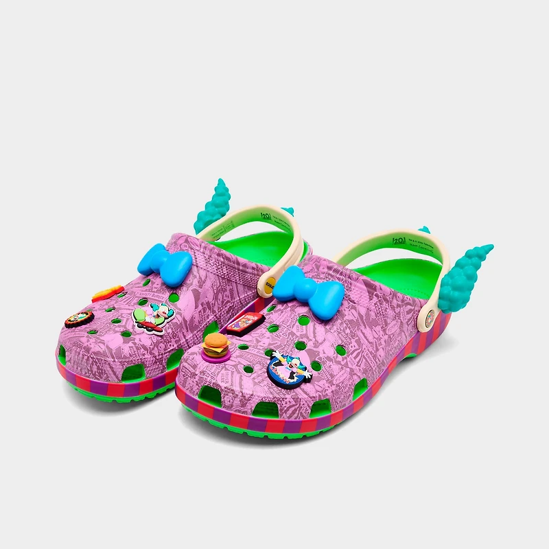 Men's Crocs x The Simpsons Krusty Clown Classic Clog Shoes