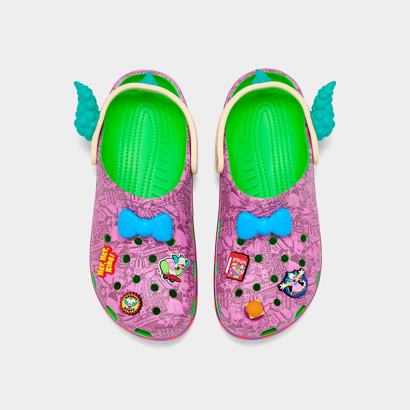 Men's Crocs x The Simpsons Krusty Clown Classic Clog Shoes