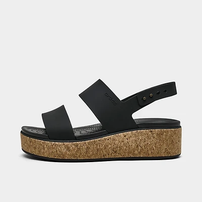 Women's Crocs Brooklyn Cork Low Wedge Sandals