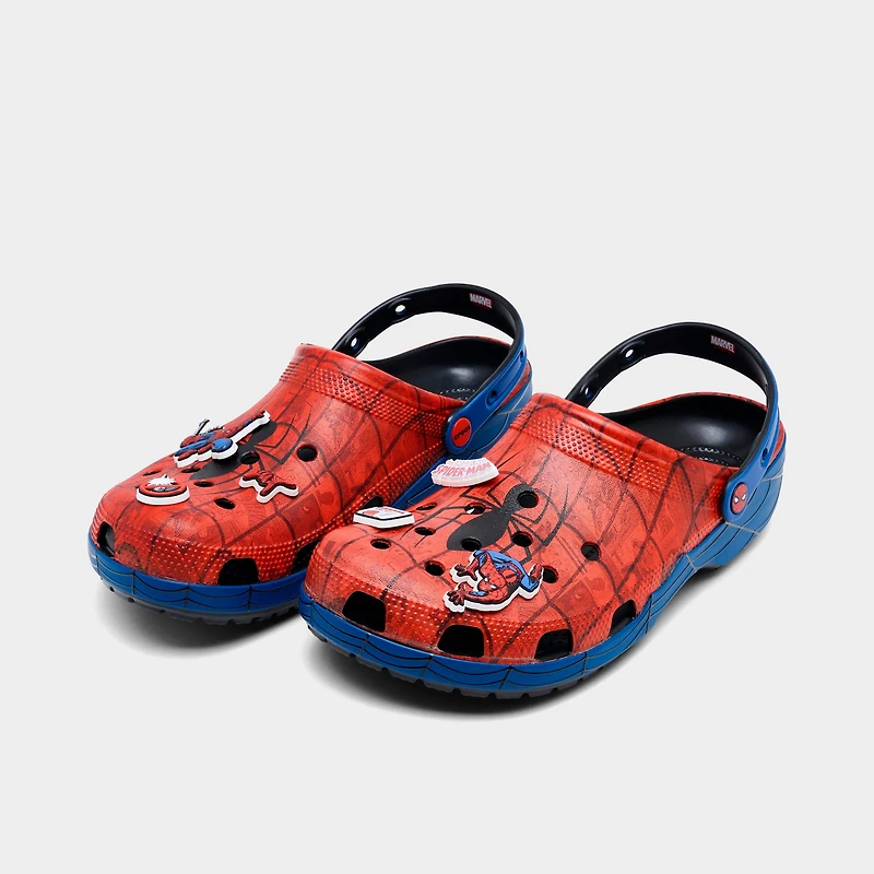 Men's Crocs x Spider-Man Classic Clog Shoes