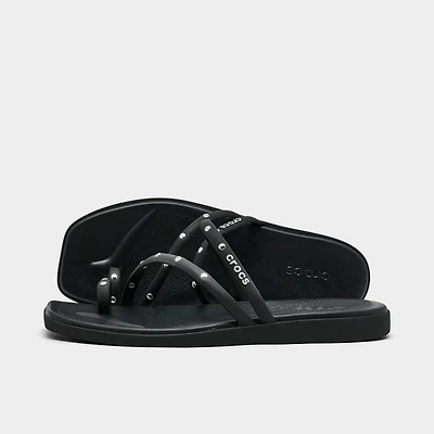 Women's Crocs Miami Studded Toe Loop Sandals
