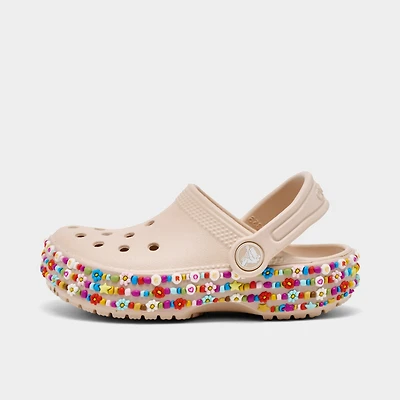 Girls' Toddler Crocs Friendship Bracelet Classic Clog Shoes