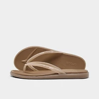 Women's Crocs Miami Round Toe Jelly Flip Flop Sandals