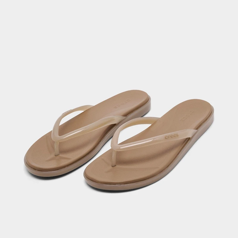 Women's Crocs Miami Round Toe Jelly Flip Flop Sandals