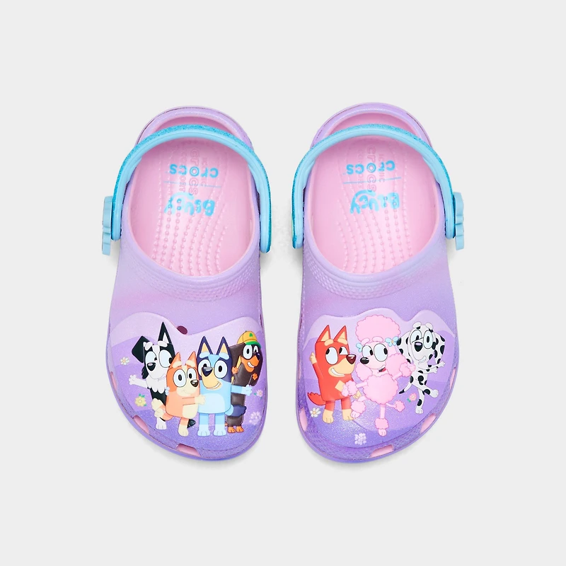  Kids' Toddler Crocs x Bluey Classic Clog Shoes