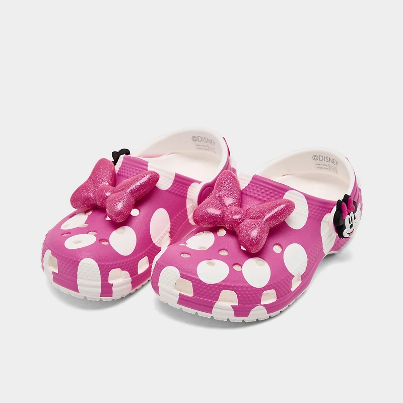 Kids' Toddler Crocs X Disney Minnie Mouse Classic Clog Shoes