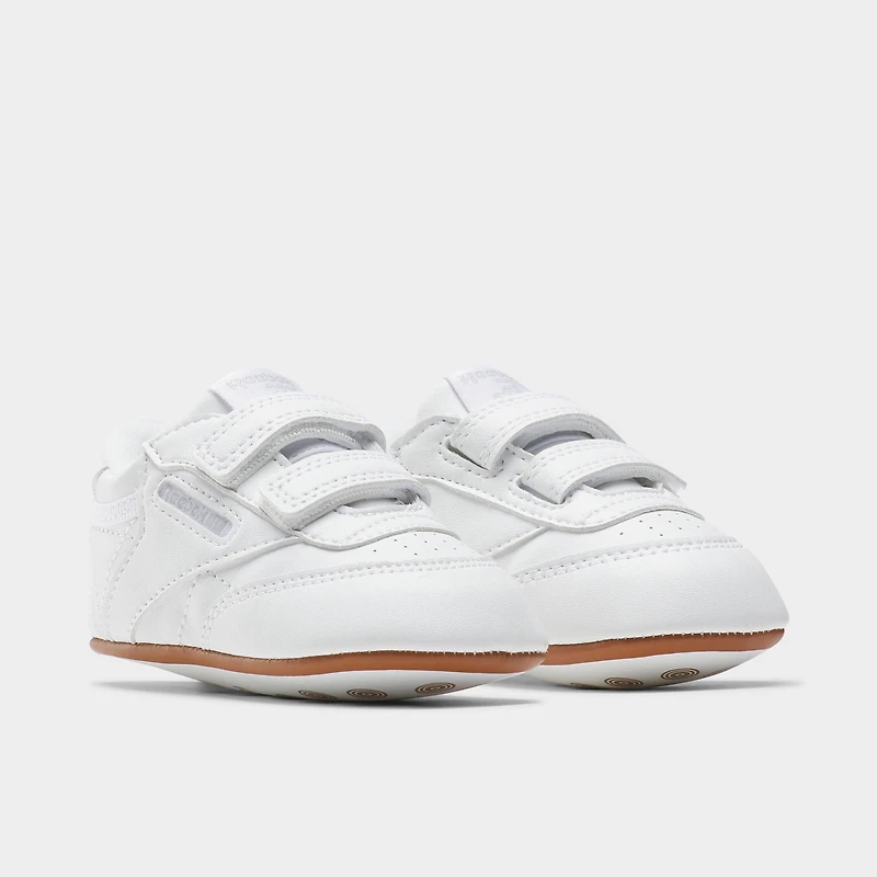 Infant Reebok Club C Stretch Lace Crib Shoes
