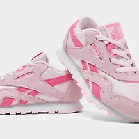 Kids' Toddler Reebok Classic Nylon Stretch Lace Casual Shoes