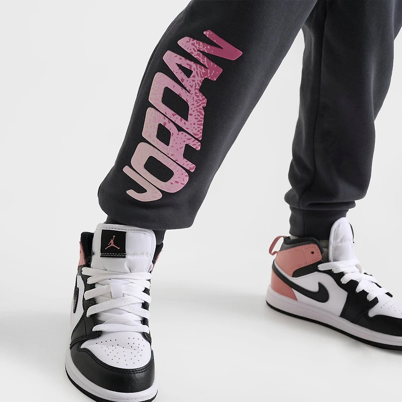 Girls' Infant Jordan Bubble Crewneck Sweatshirt and Jogger Pants Set