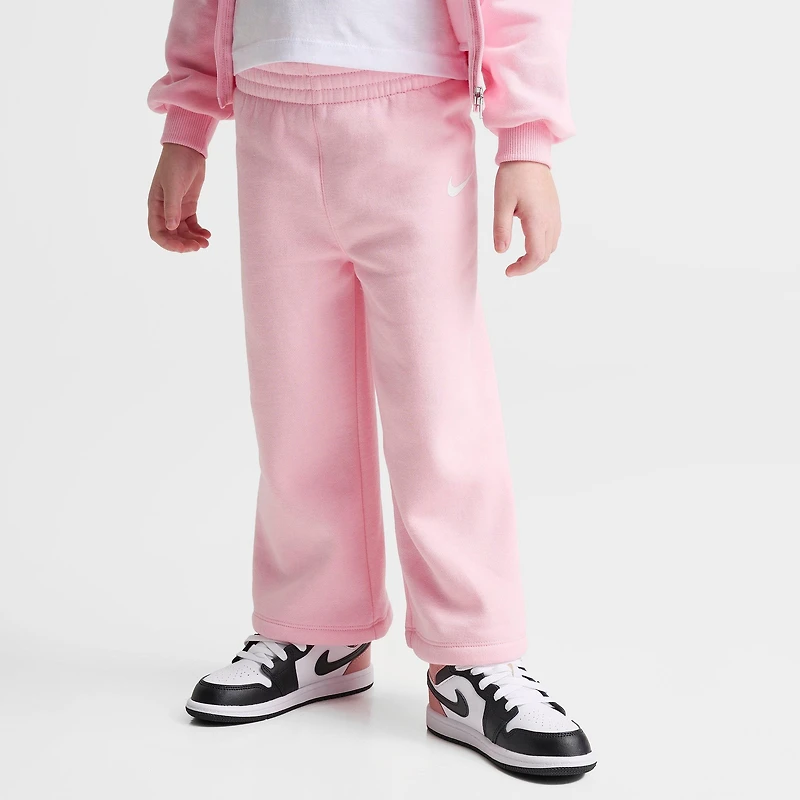 Girls' Toddler Nike Full-Zip Hoodie and Wide Leg Sweatpants Set