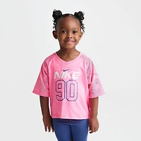 Girls' Toddler Nike Dri-FIT Easy Breezy Boxy Jersey and Bike Shorts Set