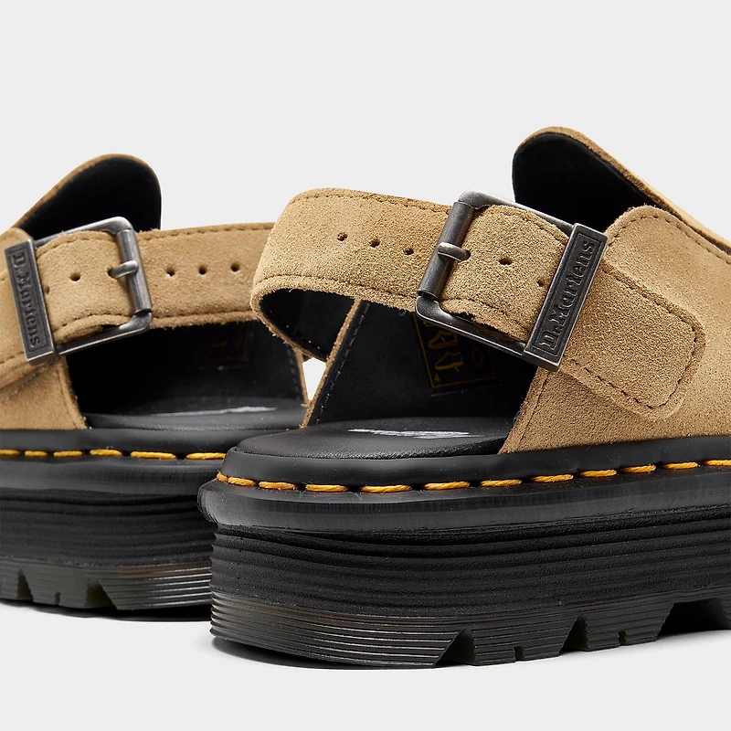 Women's Dr. Martens Zebzag Suede Slingback Mule Sandals