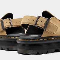 Women's Dr. Martens Zebzag Suede Slingback Mule Sandals