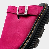 Women's Dr. Martens Zebzag Suede Slingback Mule Sandals