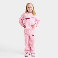 Girls' Infant Nike Futura Crewneck Sweatshirt and Sweatpants Set