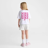 Girls' Little Kids' Nike T-Shirt and Shorts Set