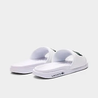 Men's Lacoste Croco Dualiste Logo Slide Sandals