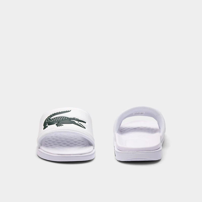 Men's Lacoste Croco Dualiste Logo Slide Sandals