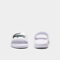 Men's Lacoste Croco Dualiste Logo Slide Sandals
