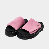 Women's Dr. Martens Suede Strap Platform Slide Sandals