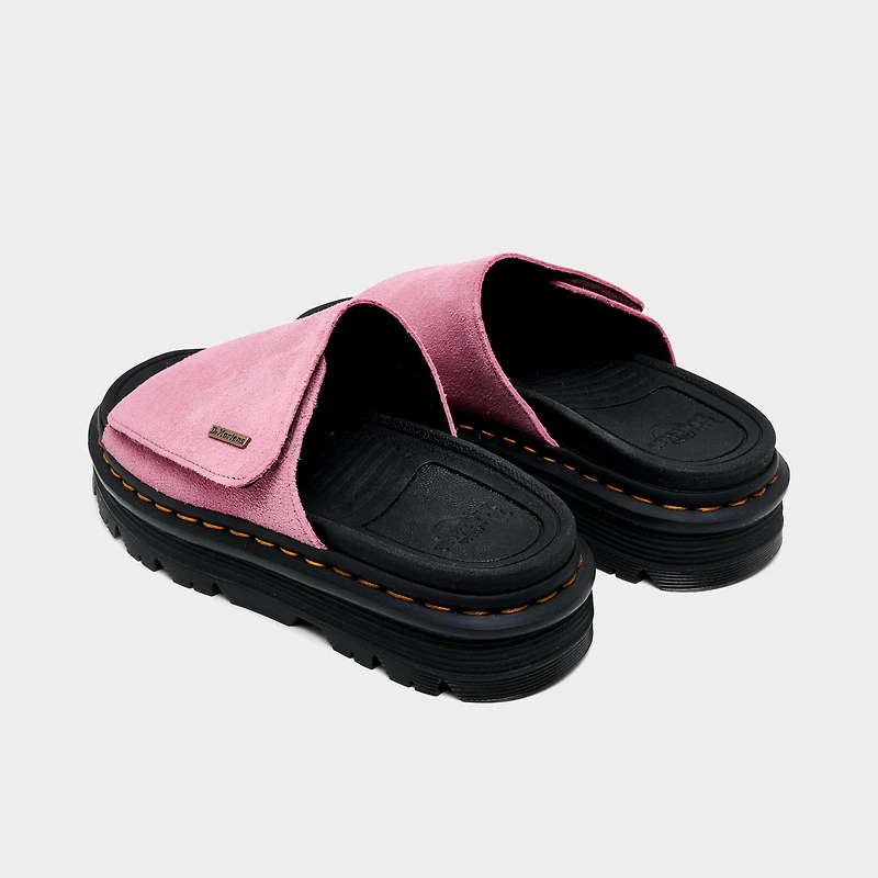 Women's Dr. Martens Suede Strap Platform Slide Sandals