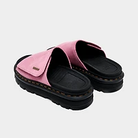 Women's Dr. Martens Suede Strap Platform Slide Sandals