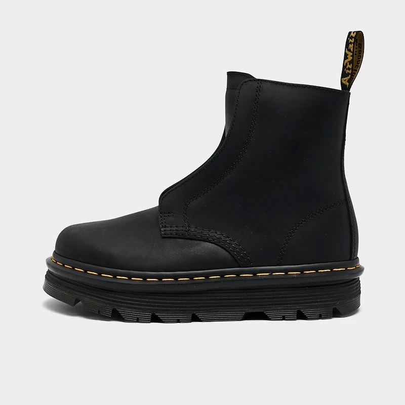 Women's Dr. Martens Zebzag Leather Laceless Slip-On Boots