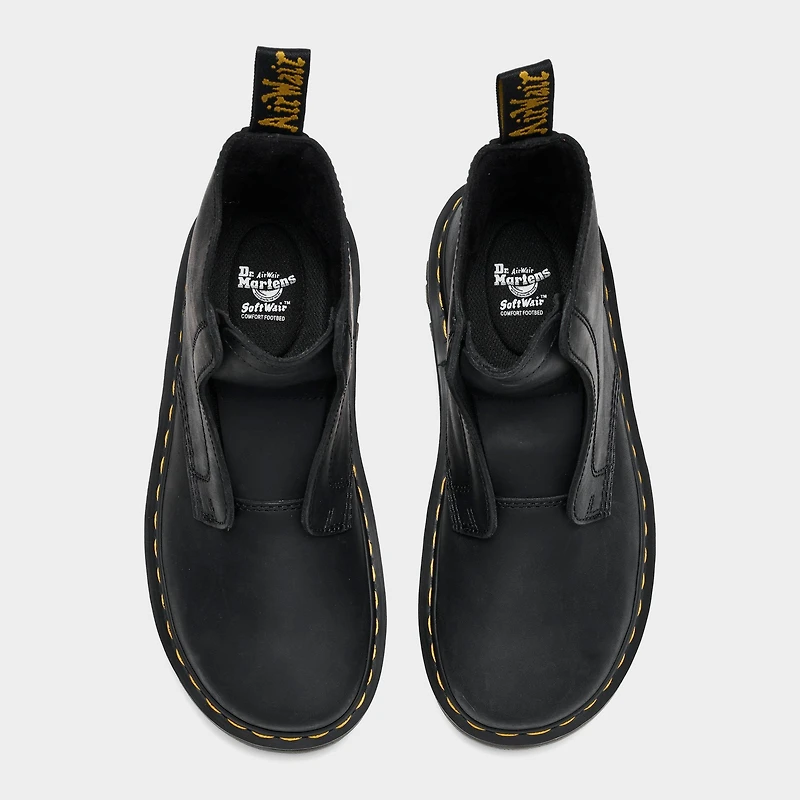 Women's Dr. Martens Zebzag Leather Laceless Slip-On Boots