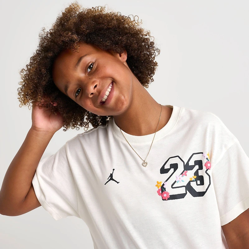Girls' Big Kids' Jordan Summer Bloom Oversized T-Shirt
