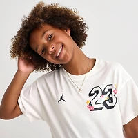 Girls' Big Kids' Jordan Summer Bloom Oversized T-Shirt