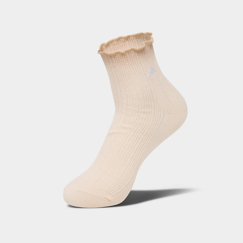 Women's adidas Originals Ruffle Quarter Socks (3-Pack)