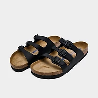 Womens Birkenstock Florida Birko-Flor Nubuck Soft Footbed Sandals