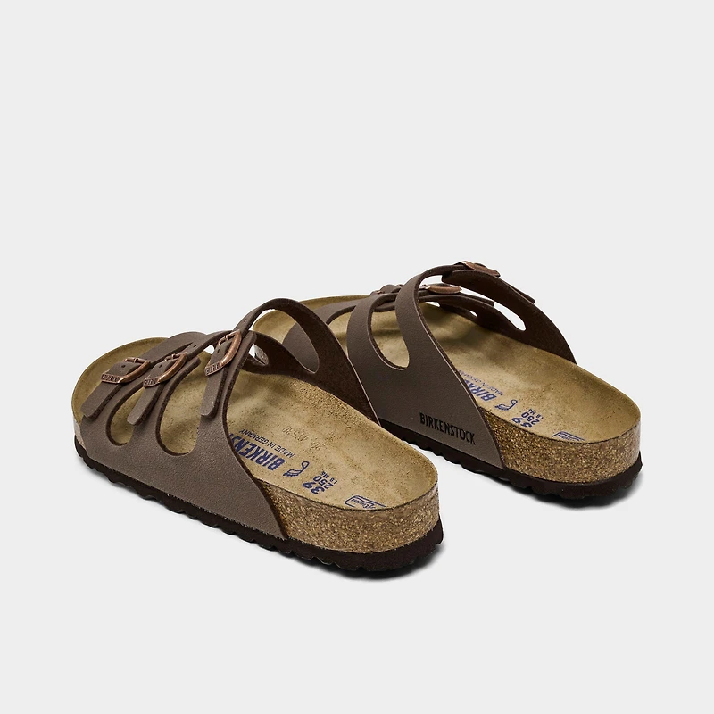 Women's Birkenstock Florida Birko-Flor Nubuck Soft Footbed Sandals