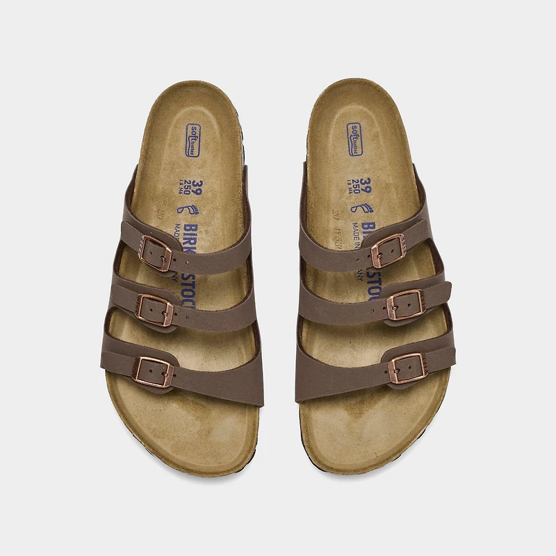 Women's Birkenstock Florida Birko-Flor Nubuck Soft Footbed Sandals