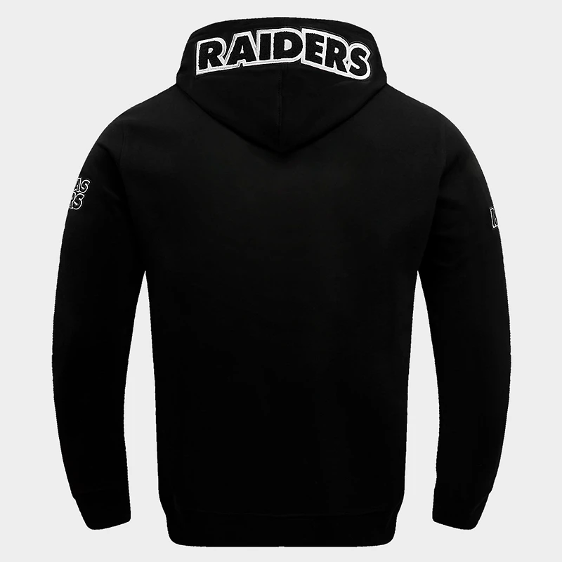 Men's Pro Standard Las Vegas Raiders NFL Classics Chenille Pullover Hoodie