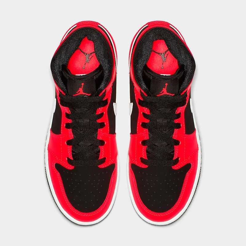 Big Kids' Air Jordan Retro 1 Mid Casual Shoes