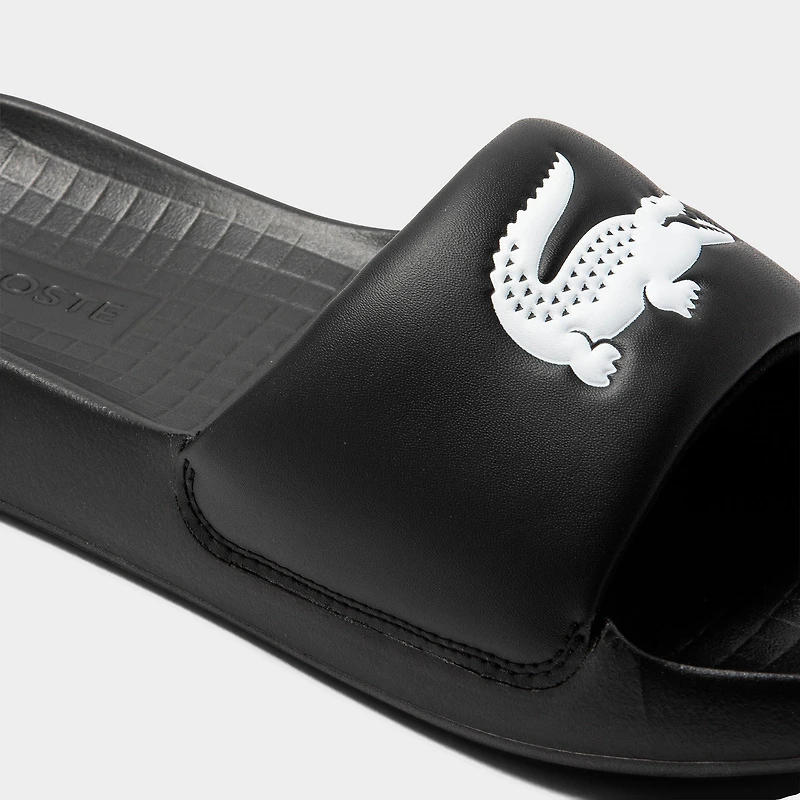 Women’s Lacoste Croco 1.0 Synthetic Slide Sandals