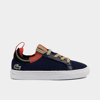 Kids' Toddler Lacoste La Piquee Tricolor Stretch Lace Casual Shoes