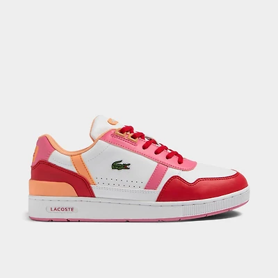 Big Kids' Lacoste T-Clip Colorblock Casual Shoes
