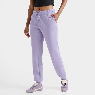 Women's True Religion Crystal Horseshoe Jogger Pants