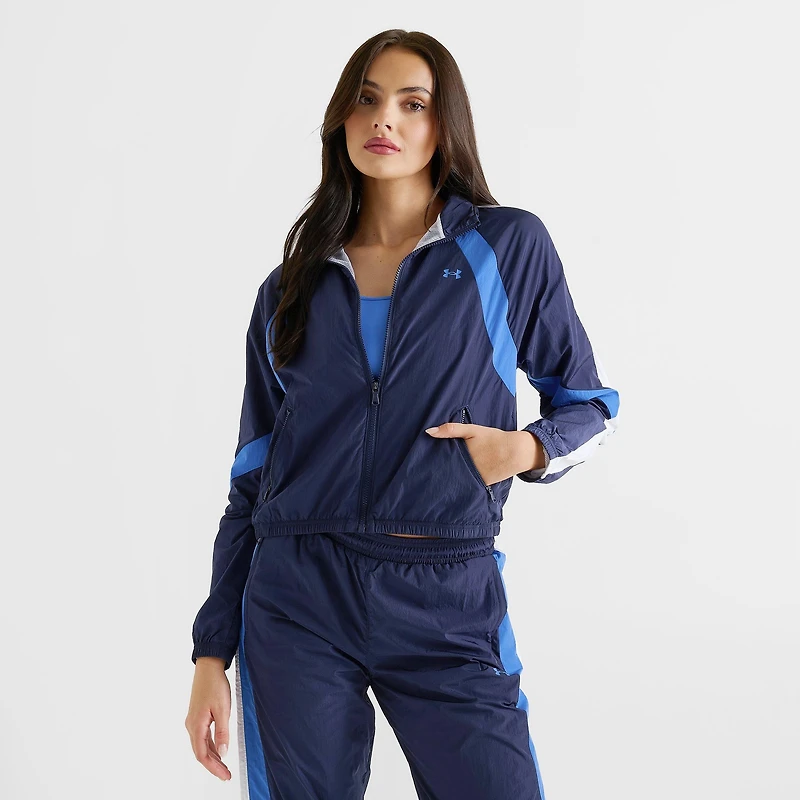 Women's Under Armour Icon Crinkle Track Jacket