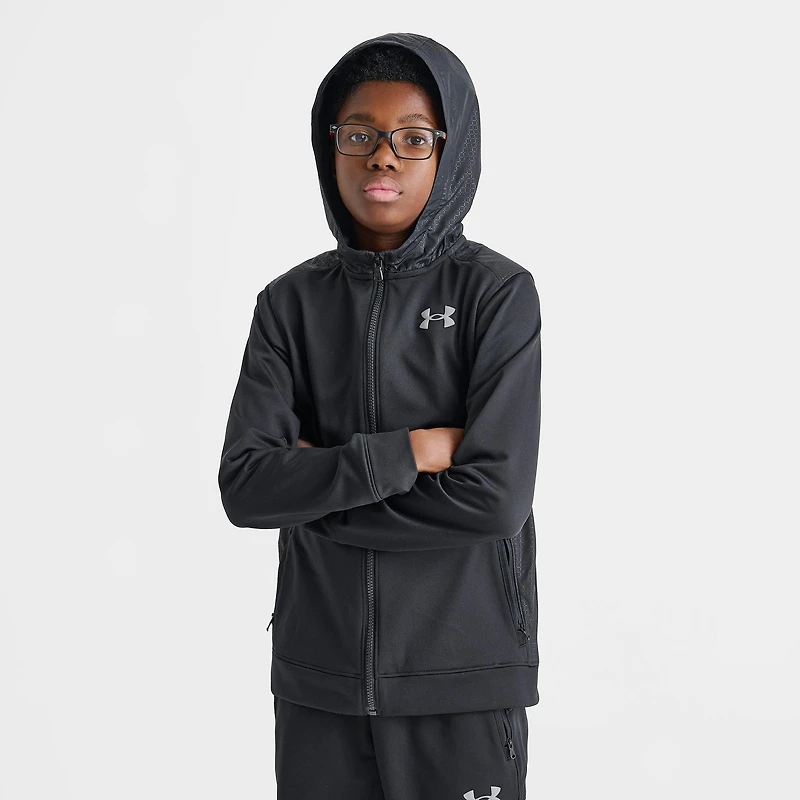 Big Kids' Under Armour Brawler Full-Zip Hoodie