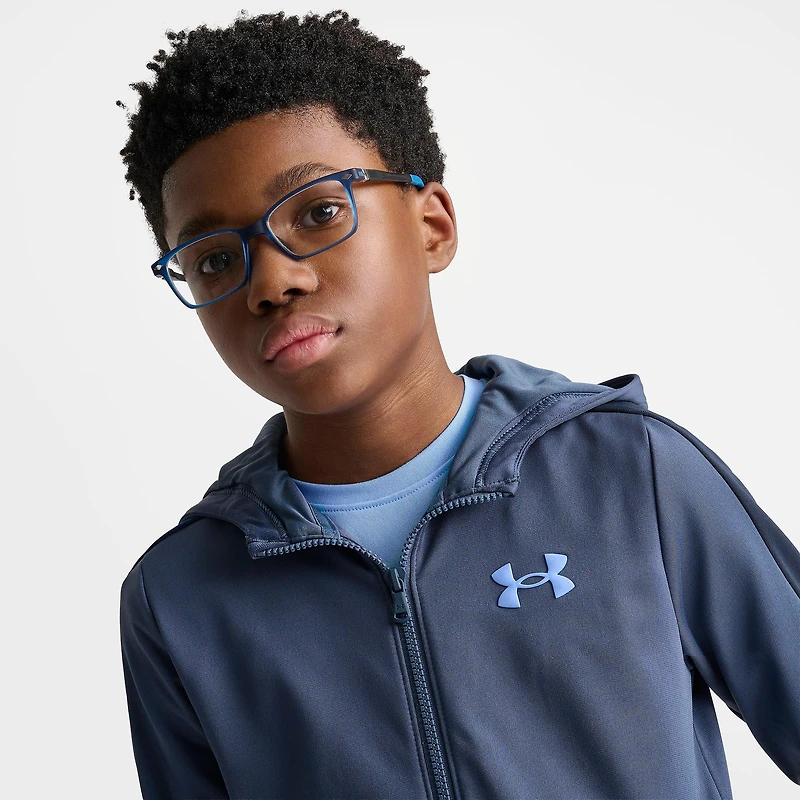 Big Kids' Under Armour Knit Hooded Track Suit