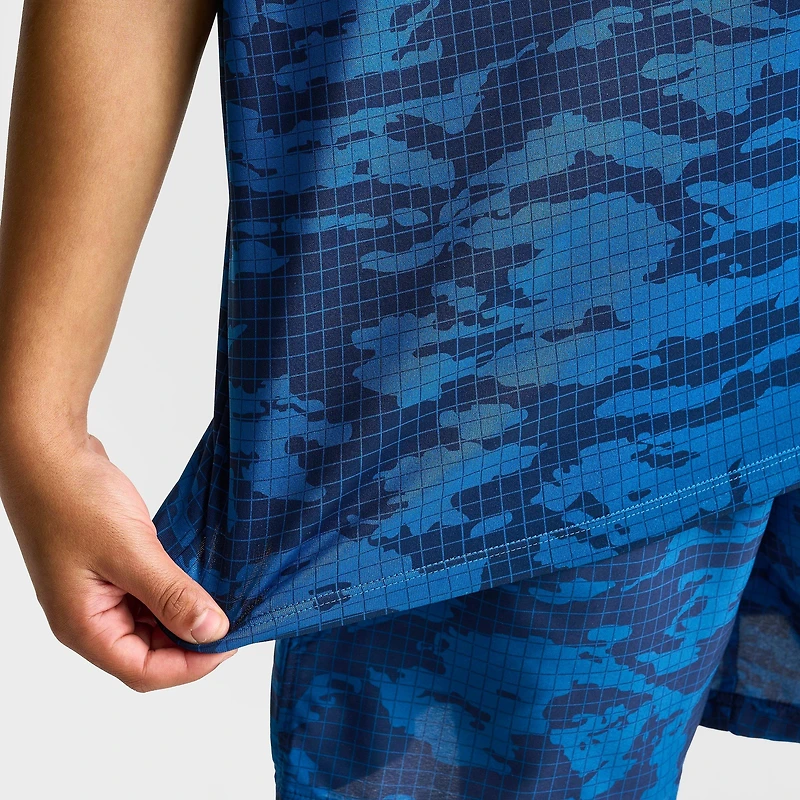 Big Kids' Under Armour Grid Camo T-Shirt